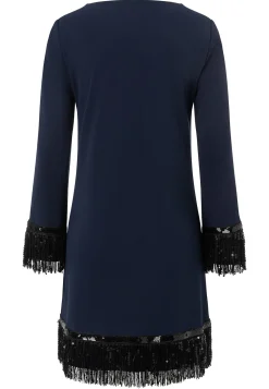 New Ana Alcazar Fransenkleid Imones Blau