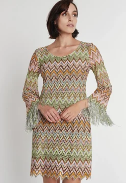 Discount Ana Alcazar Fransenkleid Posea Mehrfarbig