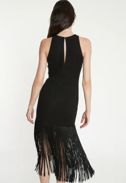 Hot Ana Alcazar Fransenkleid Tisa Schwarz