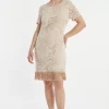 New Ana Alcazar Fransenkleid Zakary Beige