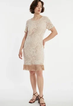 New Ana Alcazar Fransenkleid Zakary Beige