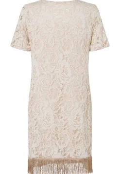 New Ana Alcazar Fransenkleid Zakary Beige