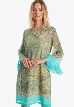 Online Ana Alcazar Fransenkleid Zikona Mehrfarbig