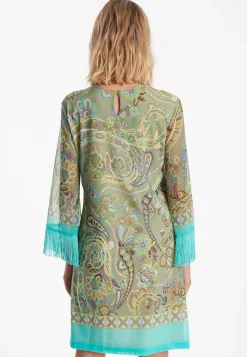 Online Ana Alcazar Fransenkleid Zikona Mehrfarbig