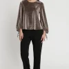 Hot Ana Alcazar Glitzertop Ikine