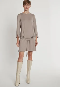 Fashion Ana Alcazar Gürtelkleid Hebea Beige