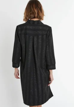 Hot Ana Alcazar Hemdblusenkleid Samina Schwarz
