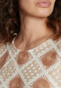 Clearance Ana Alcazar Häkelkleid Kabene