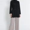 Sale Ana Alcazar Häkelpullover Habbsi Schwarz