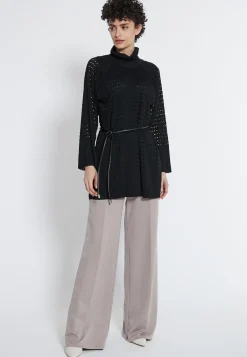 Sale Ana Alcazar Häkelpullover Habbsi Schwarz