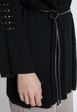 Sale Ana Alcazar Häkelpullover Habbsi Schwarz