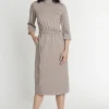 New Ana Alcazar Jerseykleid Hegly Beige