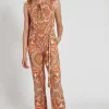 Discount Ana Alcazar Jumpsuit Fidlea Orange