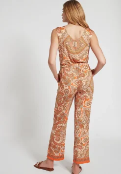 Discount Ana Alcazar Jumpsuit Fidlea Orange