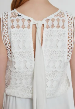 Fashion Ana Alcazar Jumpsuit Kabara Weiß