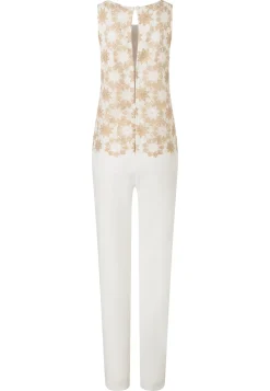 Fashion Ana Alcazar Jumpsuit Padya Beige
