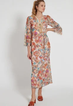 Discount Ana Alcazar Kaftankleid Femany Braun
