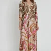 Best Ana Alcazar Kaftankleid Kiwana Mehrfarbig