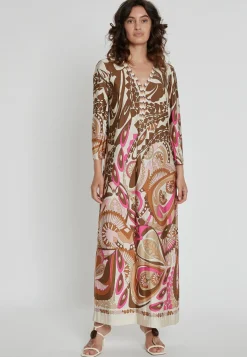 Best Ana Alcazar Kaftankleid Kiwana Mehrfarbig