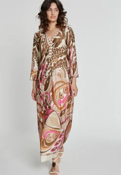 Best Ana Alcazar Kaftankleid Kiwana Mehrfarbig