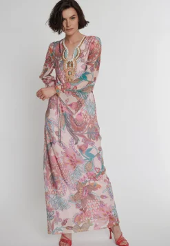 Hot Ana Alcazar Kaftankleid Pelara Mehrfarbig