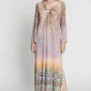Outlet Ana Alcazar Kaftankleid Remosy Mehrfarbig