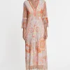 Online Ana Alcazar Kaftankleid Welona Orange