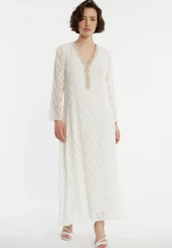 Sale Ana Alcazar Kaftankleid Zaira Offwhite