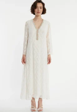 Sale Ana Alcazar Kaftankleid Zaira Offwhite