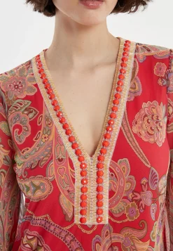 Best Ana Alcazar Kaftankleid Zetory Mehrfarbig
