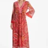 Discount Ana Alcazar Kaftankleid Zeviby Rot
