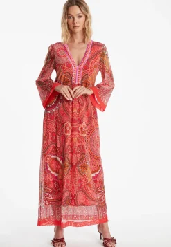 Discount Ana Alcazar Kaftankleid Zeviby Rot