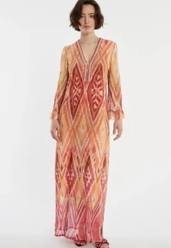 Hot Ana Alcazar Kaftankleid Zibby Mehrfarbig