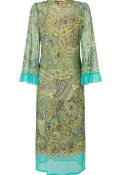 Fashion Ana Alcazar Kaftankleid Zikasa Mehrfarbig