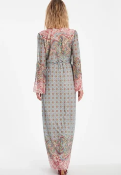 Sale Ana Alcazar Kaftankleid Zikosa Mehrfarbig