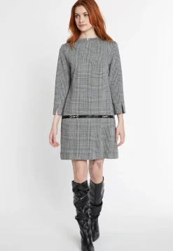 Clearance Ana Alcazar Karokleid Shawa Schwarz&Weiß