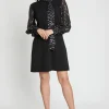 Hot Ana Alcazar Krawattenkleid Ilary Schwarz