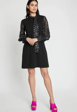 Hot Ana Alcazar Krawattenkleid Ilary Schwarz