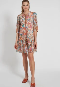 Clearance Ana Alcazar Kurzarmkleid Femka Braun