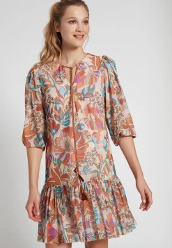 Clearance Ana Alcazar Kurzarmkleid Femka Braun