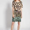 Online Ana Alcazar Kurzarmkleid Fesane Mehrfarbig