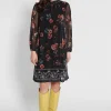 Sale Ana Alcazar Langarmkleid Hiane Schwarz
