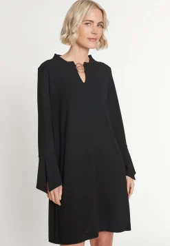 Sale Ana Alcazar Langarmkleid Mepela Schwarz