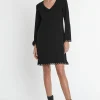 Best Ana Alcazar Langarmkleid Sipela Schwarz