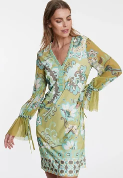 Clearance Ana Alcazar Langarmkleid Weola Mehrfarbig