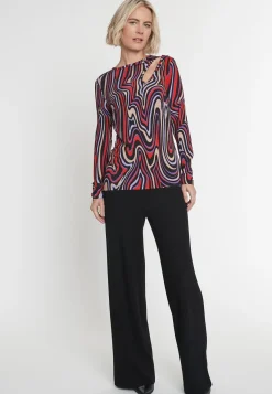 Outlet Ana Alcazar Langarmtop Mokky Mehrfarbig