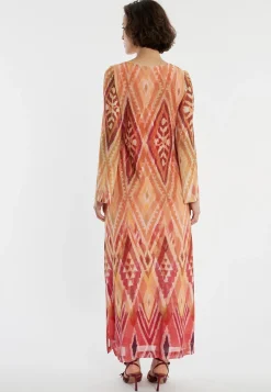 New Ana Alcazar Langes Ethnokleid Zibaly Mehrfarbig