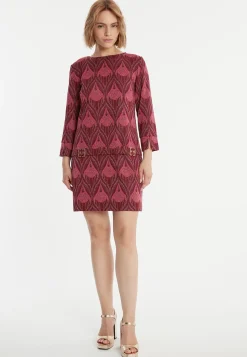 Hot Ana Alcazar Lila Brokat Tunikakleid Penava Bordeaux