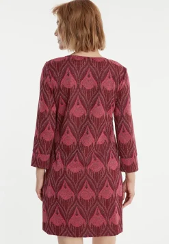 Hot Ana Alcazar Lila Brokat Tunikakleid Penava Bordeaux