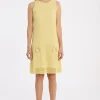 Discount Ana Alcazar Limitiertes A-Linienkleid Lane Gelb